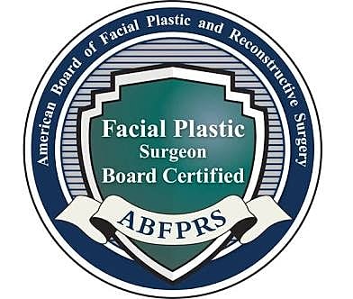 Seal of approval for certified facial plastic surgeons